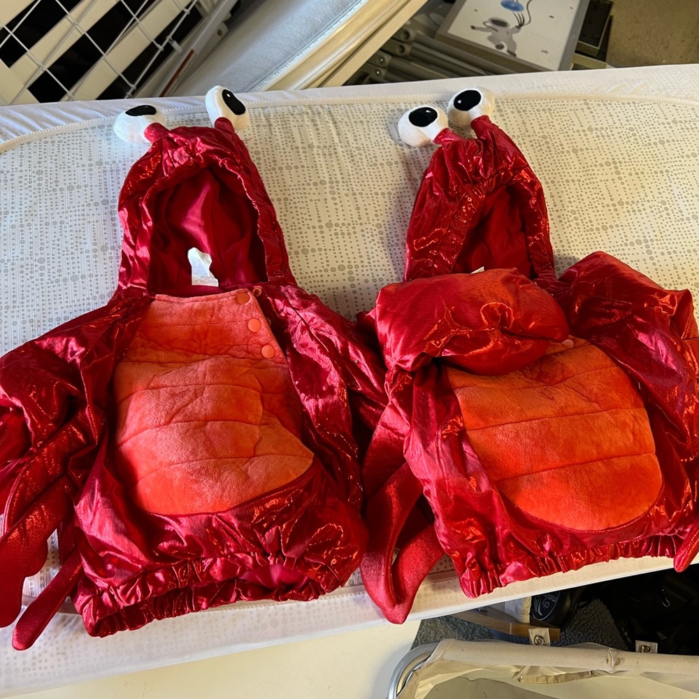 Lobster Halloween costumes 6-12 months